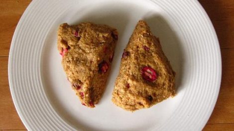 Hurricane Sandy's Fresh Cranberry-Lime Whole Wheat Scones Image